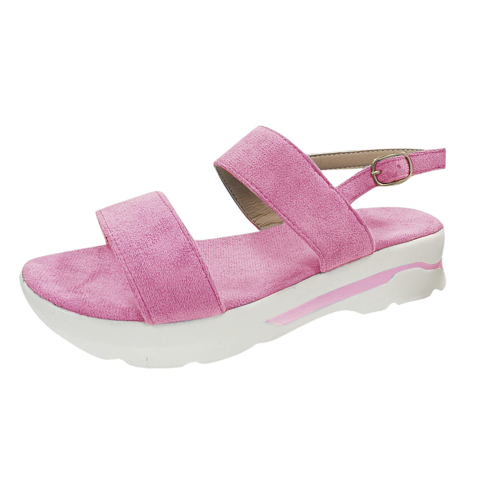Women's Fashion Wedge Sandals - Casual Roman Buckle Platform Sandals for Ladies | Perfect for Summer Outings, Beach Vacations & Everyday Wear