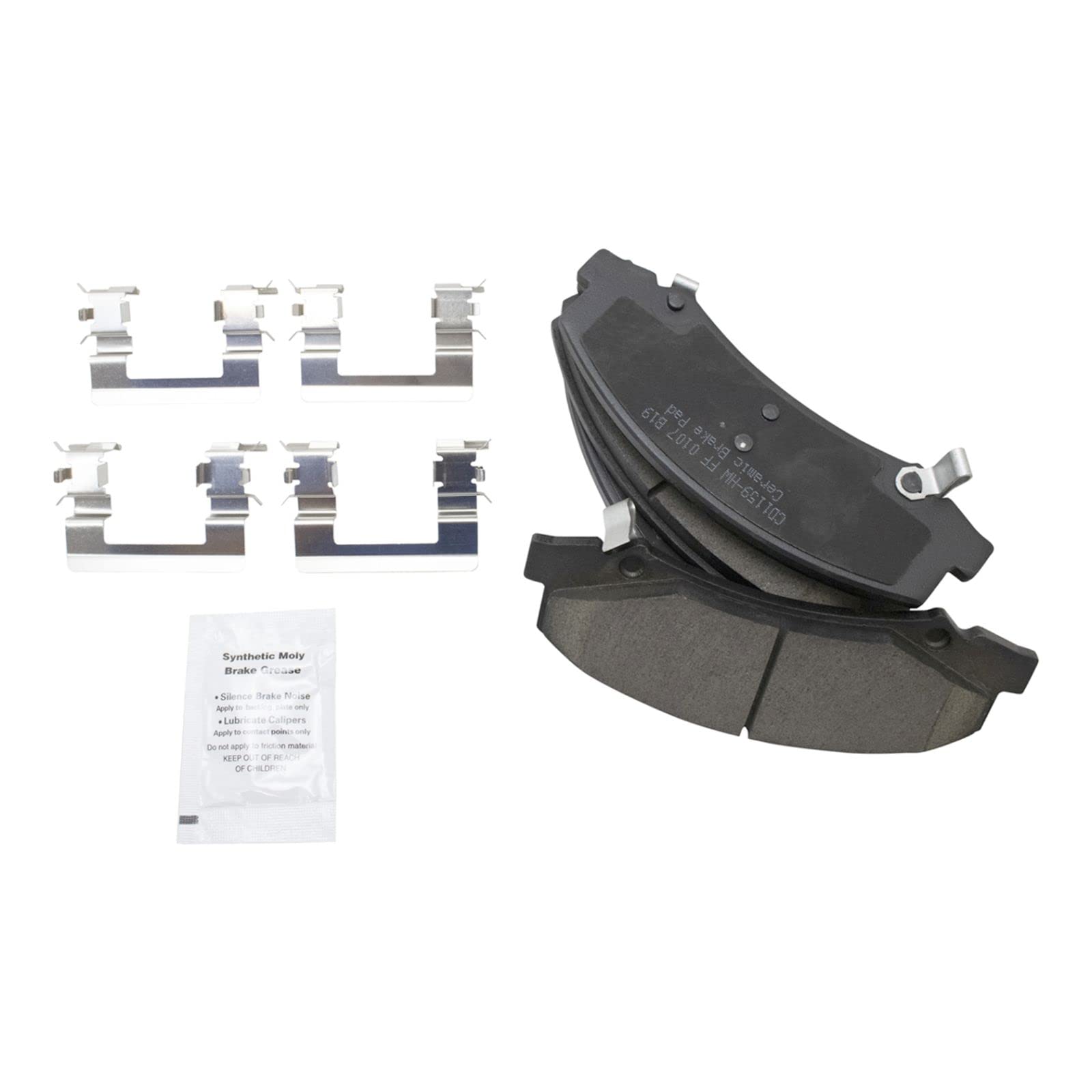 Premium Ceramic Front Brake Pad & Rotor Kit with Caliper & Chemical Kit - Compatible with 2006-2011 Buick Lucerne, 2006-2013 Chevrolet Impala, 2006-2007 Monte Carlo - Smooth Stopping Power for City Driving & Highway Commutes