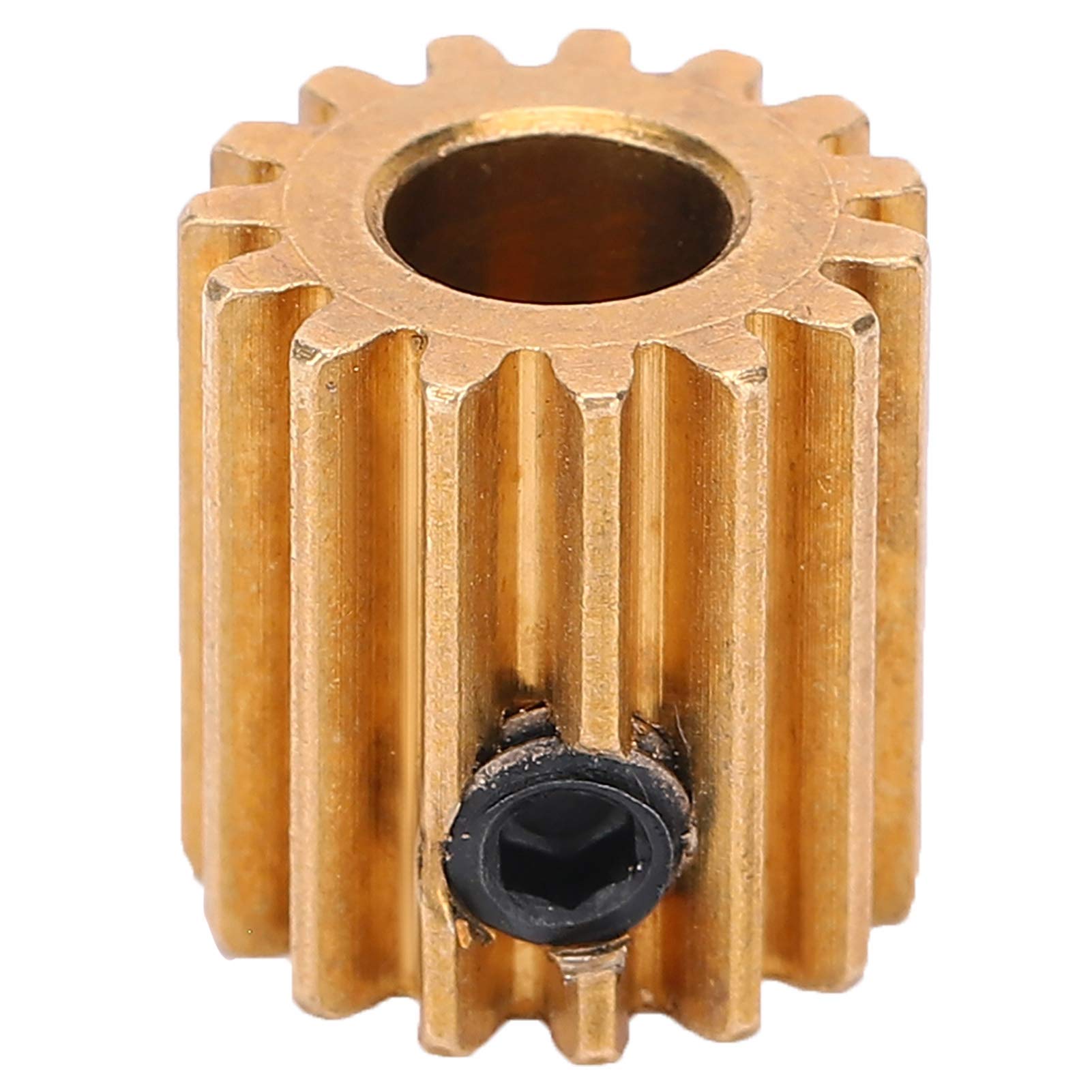 15-Teeth Brass Toothed Sprocket Gear with 6mm Center Hole - High Precision Industrial Robot Accessory for Automation & CNC Machinery