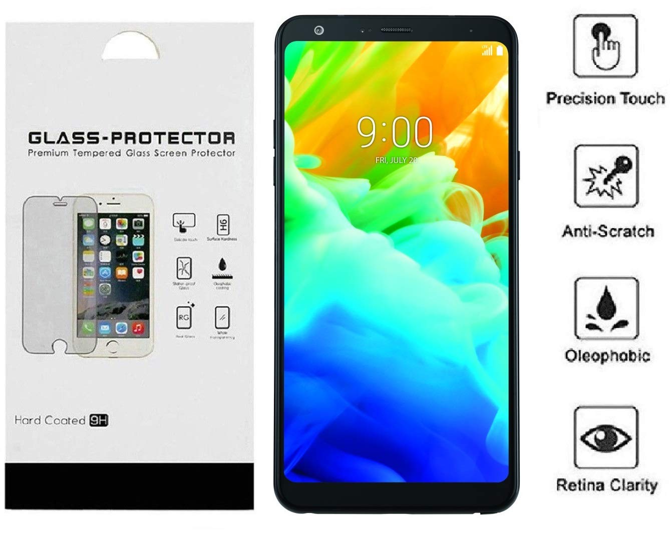 LG Solo LTE (2019) L423DL Phone Case with Magnetic Ring Stand - Slim Hybrid Cover + Tempered Glass Screen Protector + Extreme Band + Stylus Pen + Pry Tool (Black) | Perfect for Work, Travel & Everyday Protection