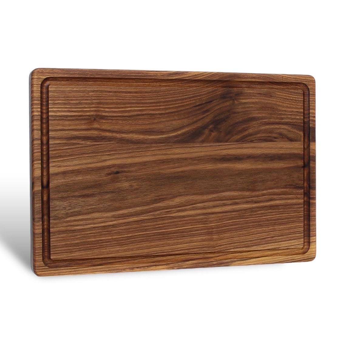 Custom Engraved Walnut Cutting Board - Extra Large FSC-Certified Wood, Personalized Wedding & Anniversary Gift, 100% Made in USA | Perfect for Kitchen Prep, Charcuterie Boards & Home Decor