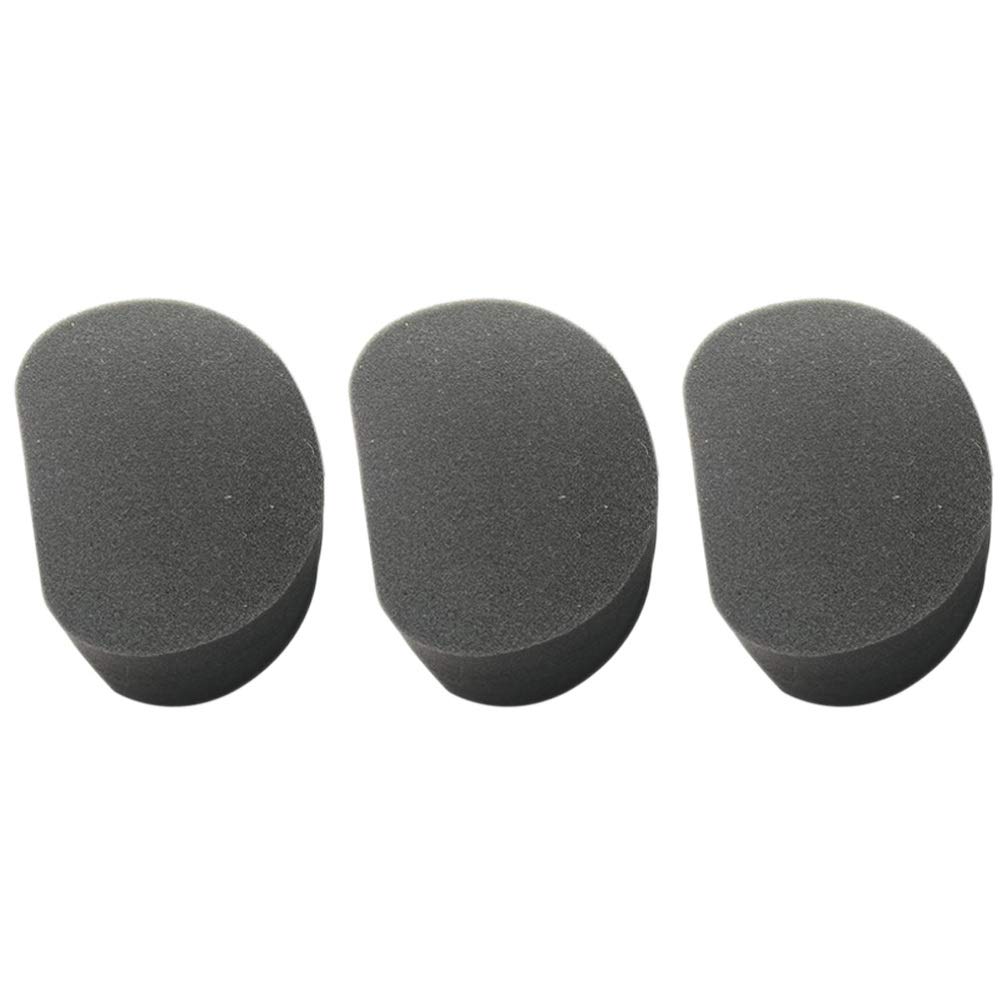 FAVOMOTO 3-Piece Car Wax Applicator Sponge Set - Black Wheel, Engine & Motorcleaning Pads for Auto Detailing, Polishing & Wax Application - Perfect for DIY Car Care & Professional Detailing