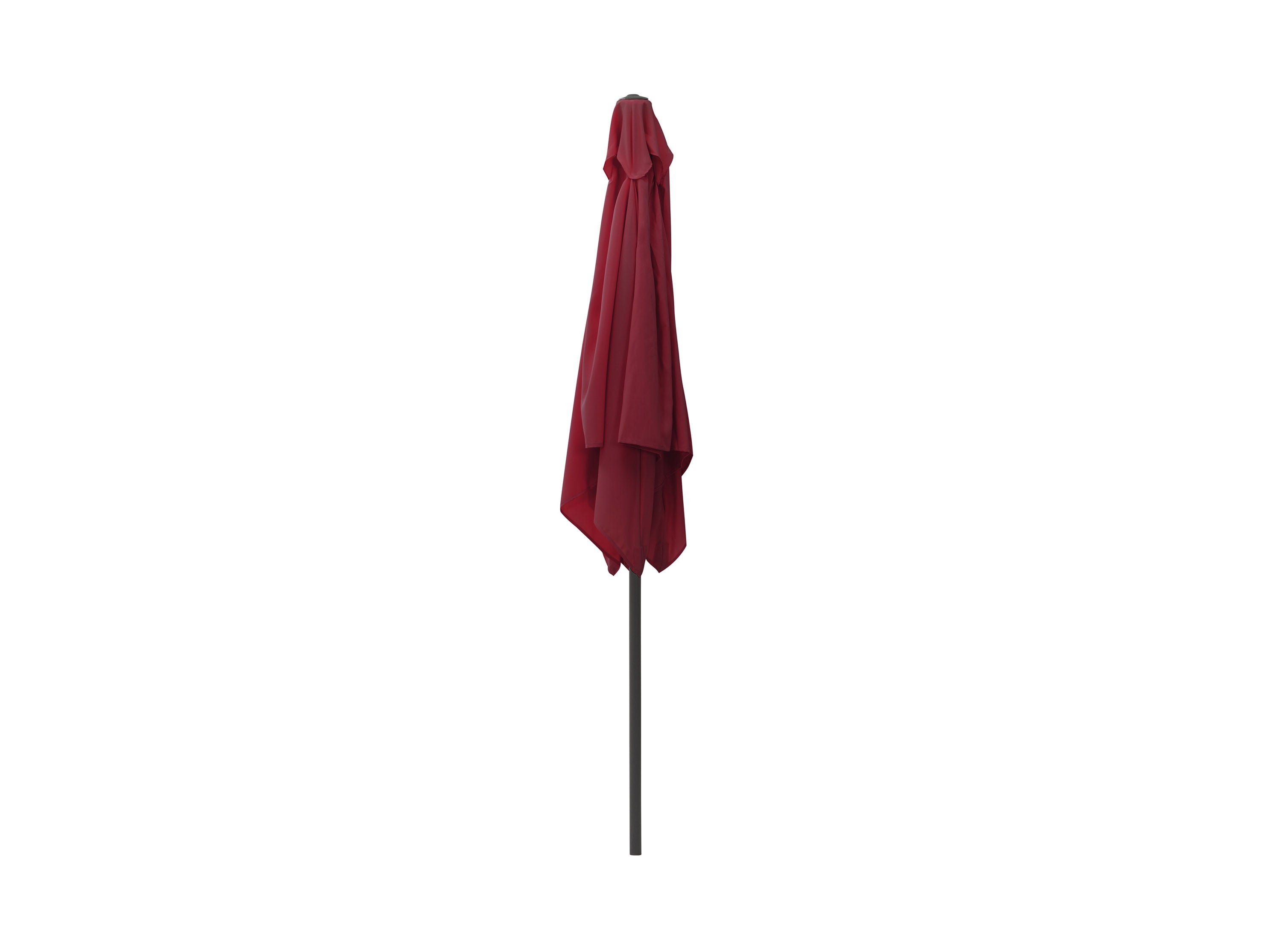 9ft Square Wine Red Patio Umbrella - Outdoor Sun Shade for Garden, Poolside, and Backyard Relaxation