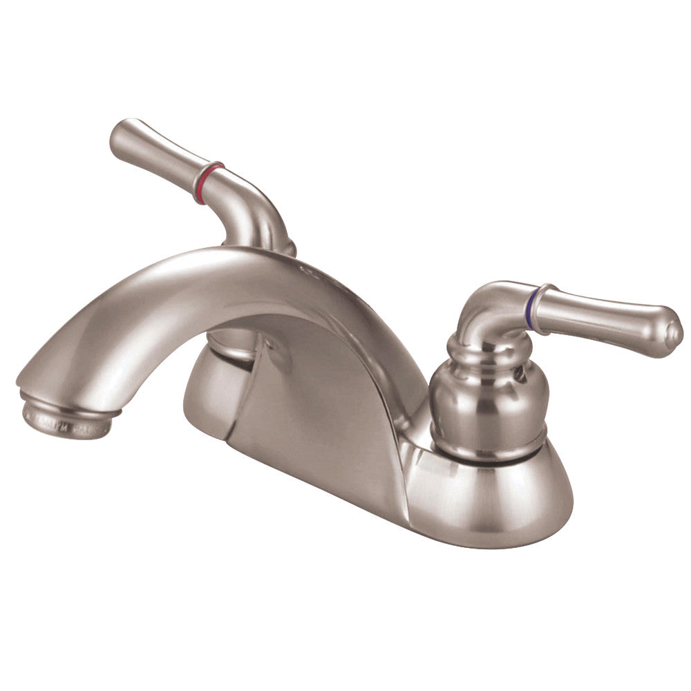 Kingston Brass KB2621LP 4-Inch Centerset Bathroom Faucet - Chrome Finish for Vanity Sinks, Powder Rooms & Guest Bathrooms