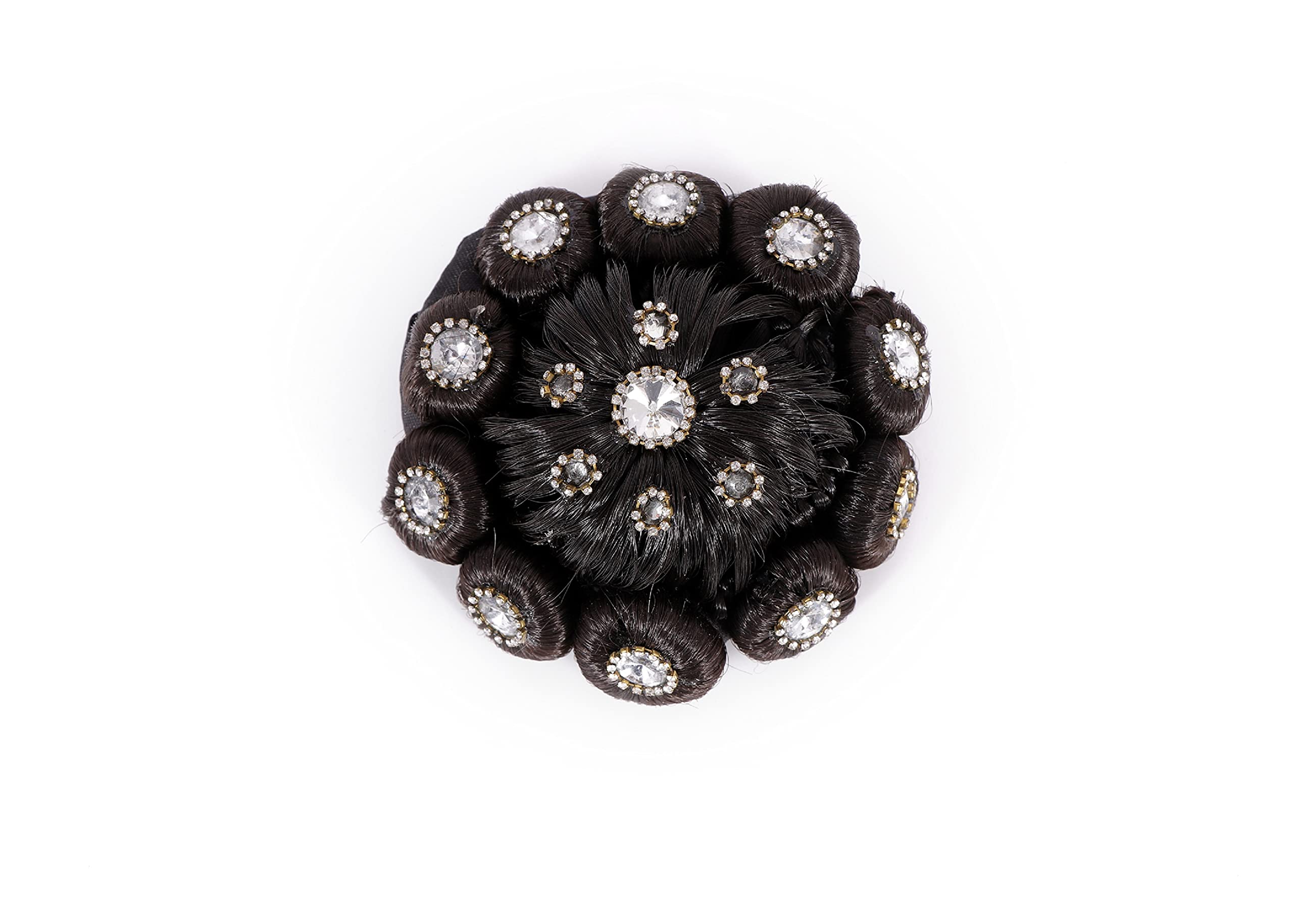 Shivarth Premium Hair Extension for Women & Girls - Thick & Modern Clip-in Hairpiece in Black | Perfect for Parties, Weddings & Everyday Styling