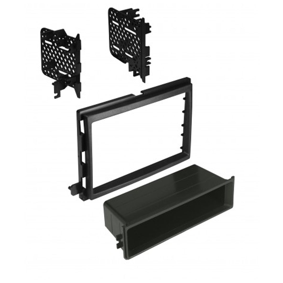 FMK540 Single/Double DIN Car Stereo for 2004-2016 Ford Lincoln Mazda Mercury Vehicles - ISO Mount with Storage Pocket - Perfect for Upgrading Factory Radio & Enhancing Driving Experience