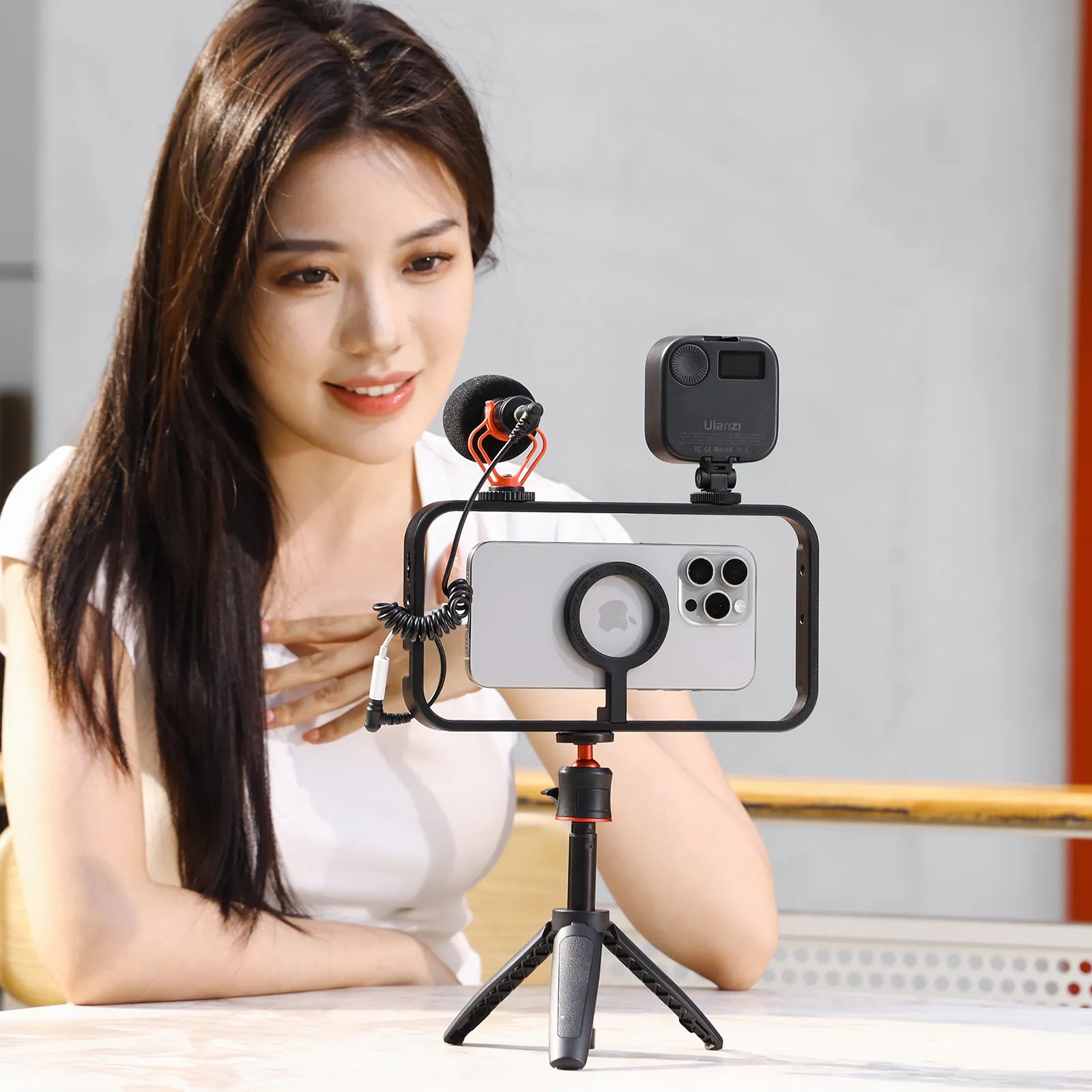 Ulanzi MG 001 Magnetic Phone Cage C001 - Universal Smartphone Mount for DSLR Cameras & Video Recording | Perfect for Vlogging, Live Streaming & Content Creation