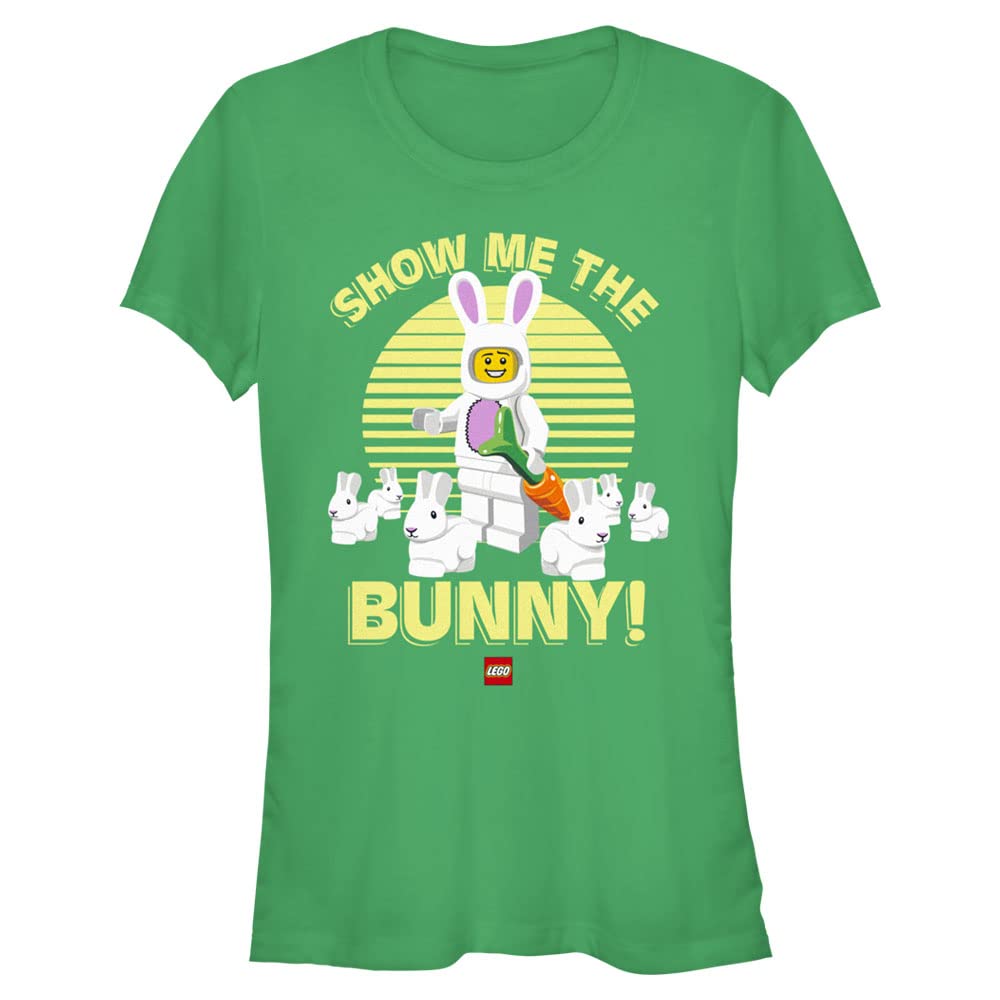 Fifth Sun Women's Lego Iconic Hare Club Junior's Short Sleeve Graphic Tee Shirt - Casual Cotton T-Shirt for Everyday Wear, Gifts & Fan Merchandise