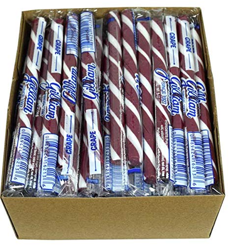 Old Fashioned Grape Candy Sticks - 80 Count Bulk Box | Classic Hard Candy for Parties, Gifts & Nostalgic Treats