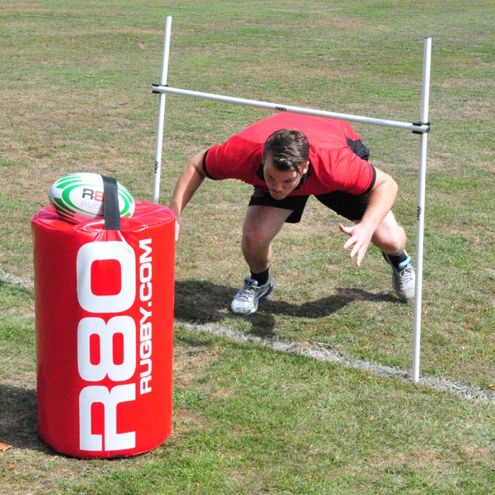 R80 Rugby Tackle Height Training Set - Hard Surface Practice Equipment for Rugby Drills & Skills Development | Perfect for Team Training, Solo Practice & Match Preparation