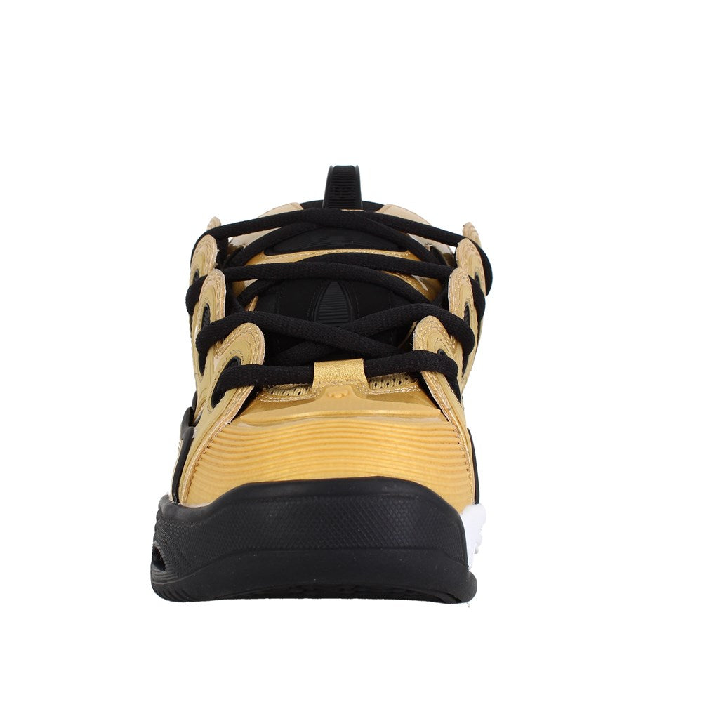 Osiris D3 2001 Skate Shoes - Gold/Black/White Retro Sneakers for Men & Women - Perfect for Streetwear, Skateboarding & 90s Fashion Style