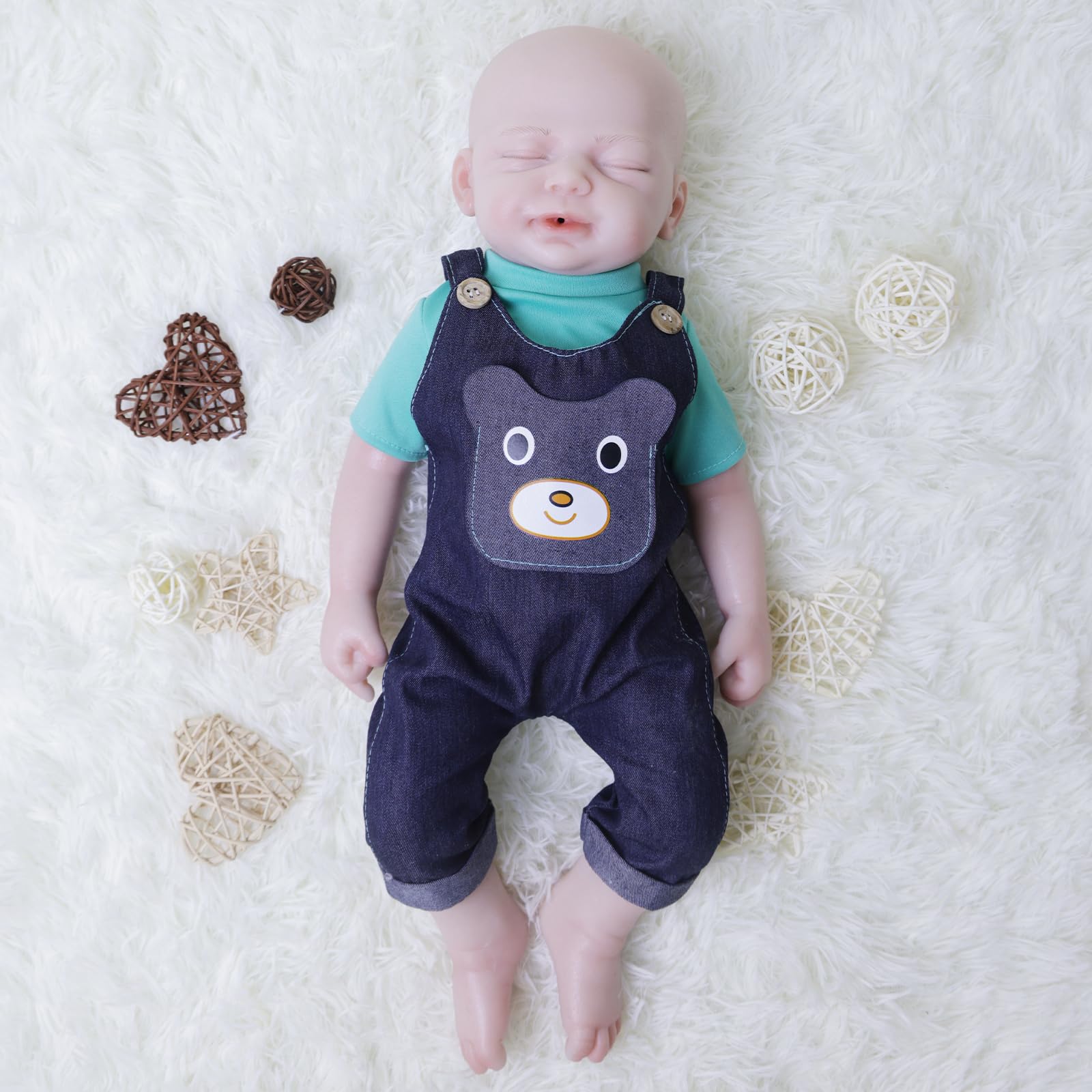 18 Inch Realistic Reborn Baby Doll Boy with Drink & Wet Function - Full Silicone Lifelike Baby Doll for Girls Age 6+, Perfect Christmas & Birthday Gift - Ideal for Role Play, Collecting, and Emotional Comfort