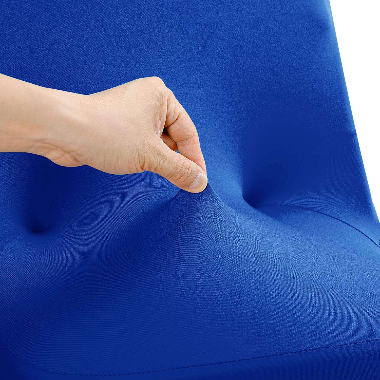 Peomeise Elastic Spandex Chair Covers for Wedding, Party, Banquet & Events - Stretchable, Wrinkle-Free, Easy Fit (Royal Blue, 25-Pack) - Perfect for Indoor & Outdoor Dining, Bridal Showers, and Special Occasions