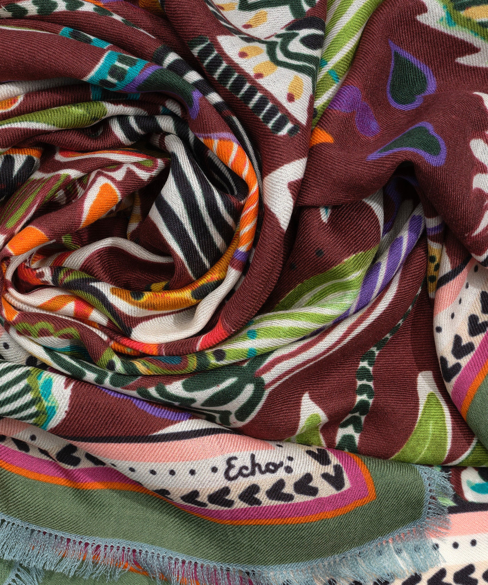 Stylish Folk Floral Oversized Square Scarf - Lightweight Fashion Accessory for Women, Perfect for Spring Outfits, Travel & Boho Chic Looks