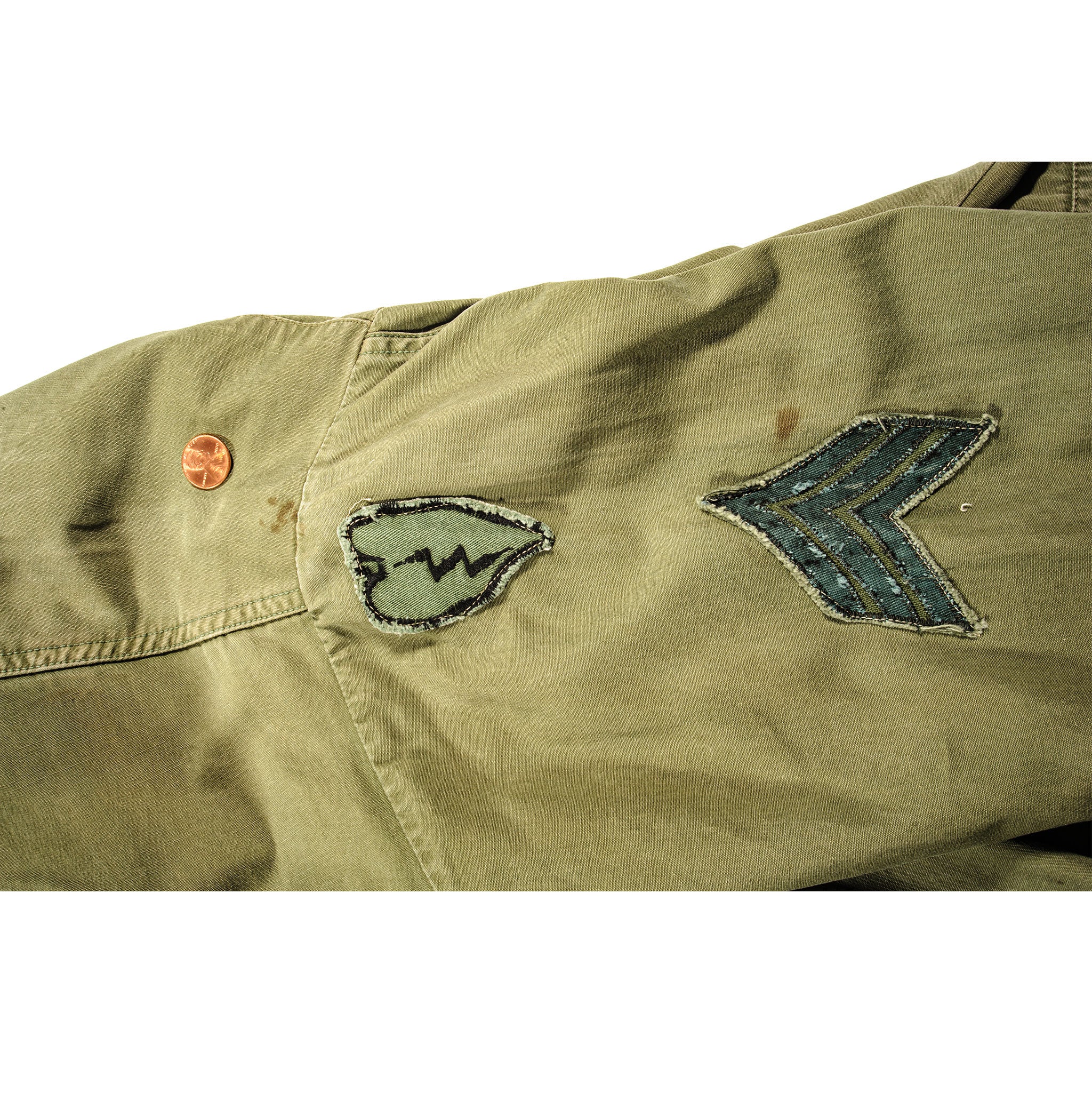 Vintage US Army 5th Pattern Tropical Combat Jacket - Ripstop Fabric - Vietnam War Era (1967) - 25th Infantry Division Sergeant - Military Collectible & Outdoor Adventure Gear