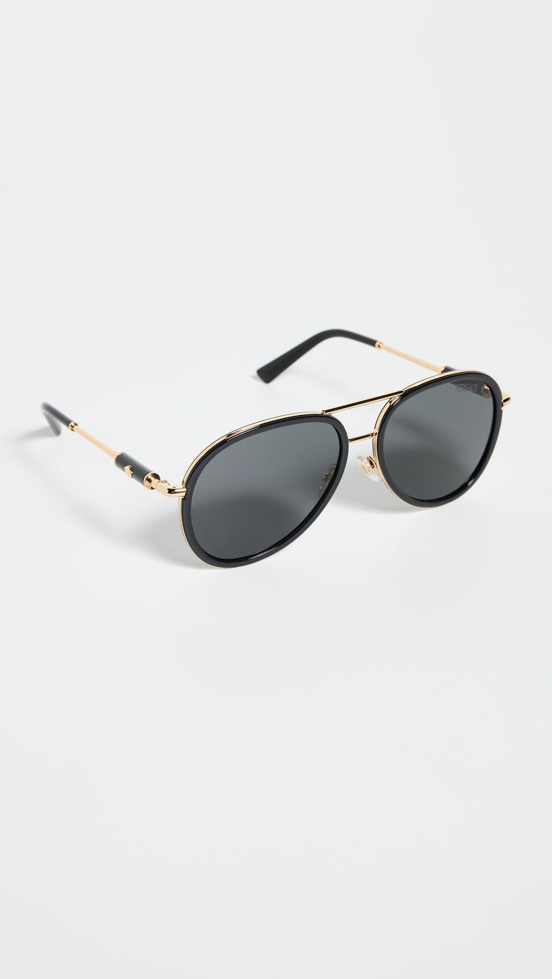 Versace Women's Classic Aviator Sunglasses UV400 Protection - Luxury Designer Shades for Women, Perfect for Driving, Beach & Outdoor Fashion