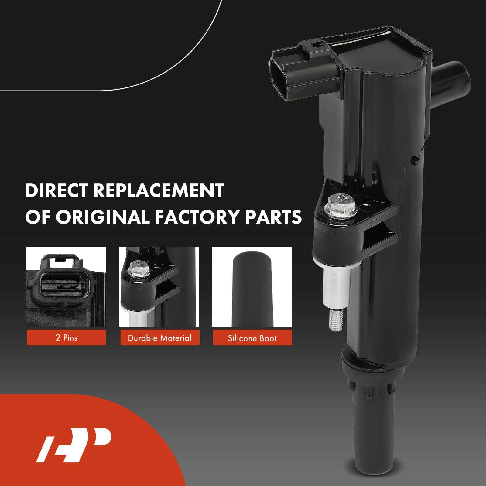 Premium 8-Piece Ignition Coil Pack & Iridium Spark Plugs Kit - Compatible with 2008-2010 Ram 1500, Dakota, Jeep Grand Cherokee, Commander, Dodge Durango & Chrysler Aspen - High Performance Replacement Parts for Smoother Acceleration & Better Fuel Efficiency
