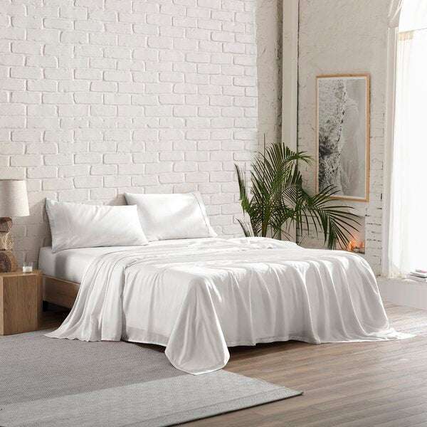 Premium 100% Lyocell King Size Bed Sheet Set - Soft, Breathable & Eco-Friendly Luxury Bedding for Master Bedroom, Guest Room or Vacation Home