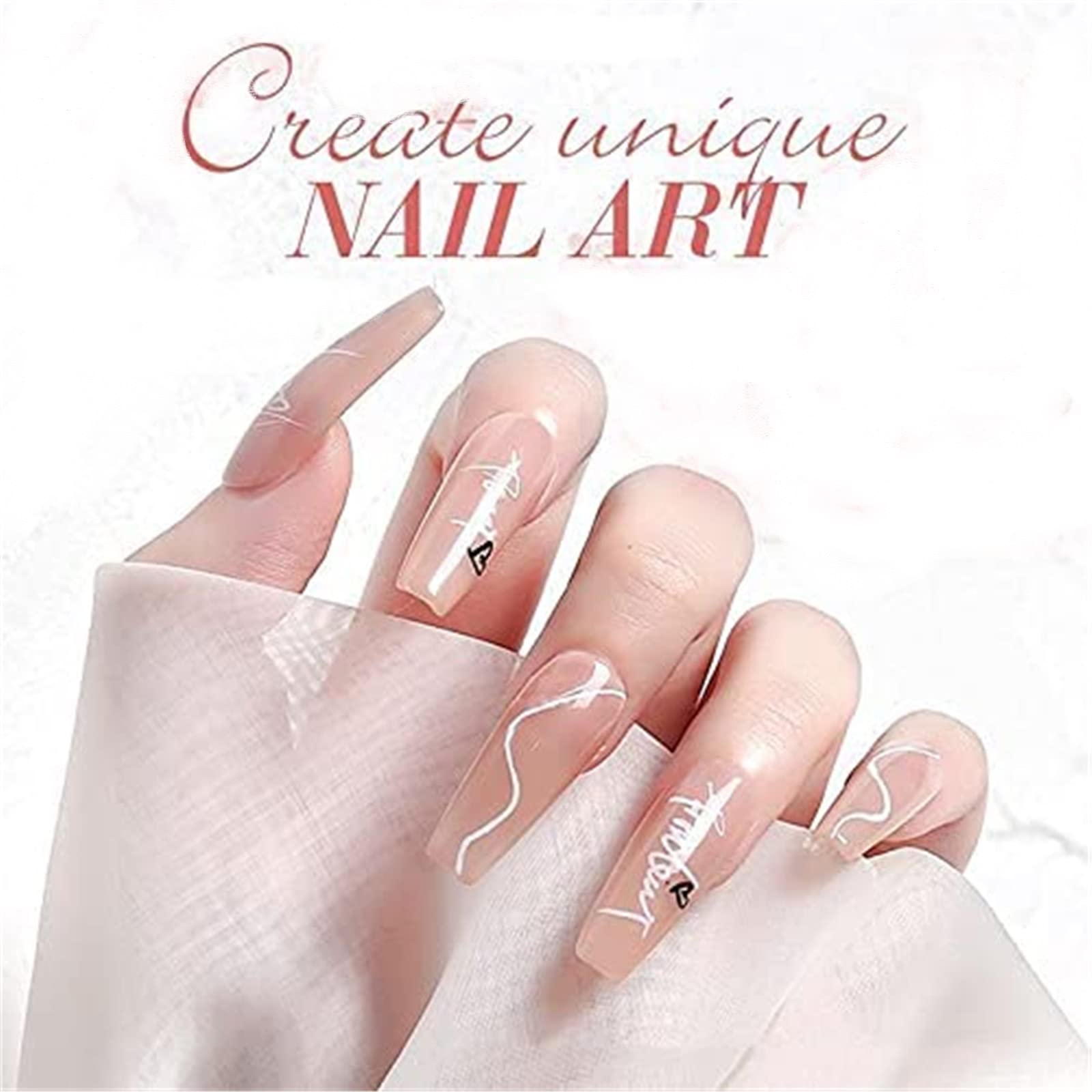 Nail Art Graffiti Pen - Quick Dry Acrylic Paint Liner Brush for DIY Flowers, Tips & Decorations | Professional Nail Design Tool for Crafts, Painting & Nail Art (Silver) | Perfect for Home Manicures, Salon Use & Creative Gift Ideas