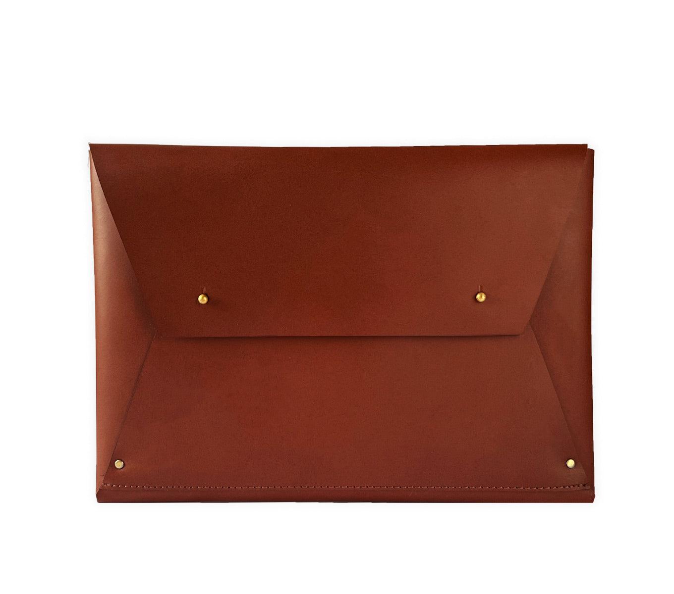 Genuine Leather Wrap Sleeve for Laptops & Tablets - Stylish & Protective Cover for Work, Travel & Everyday Use