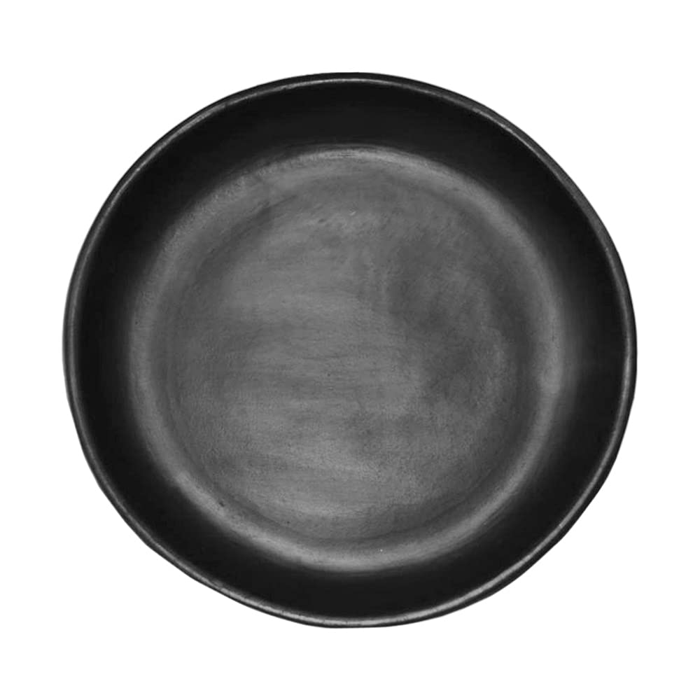 Macondo Ancient Pot Chamba Deep Plate - Handcrafted Ceramic Dinnerware Set (7.8x7.8x1.5 inches) - Perfect for Serving Traditional Meals, Home Decor & Gift Giving