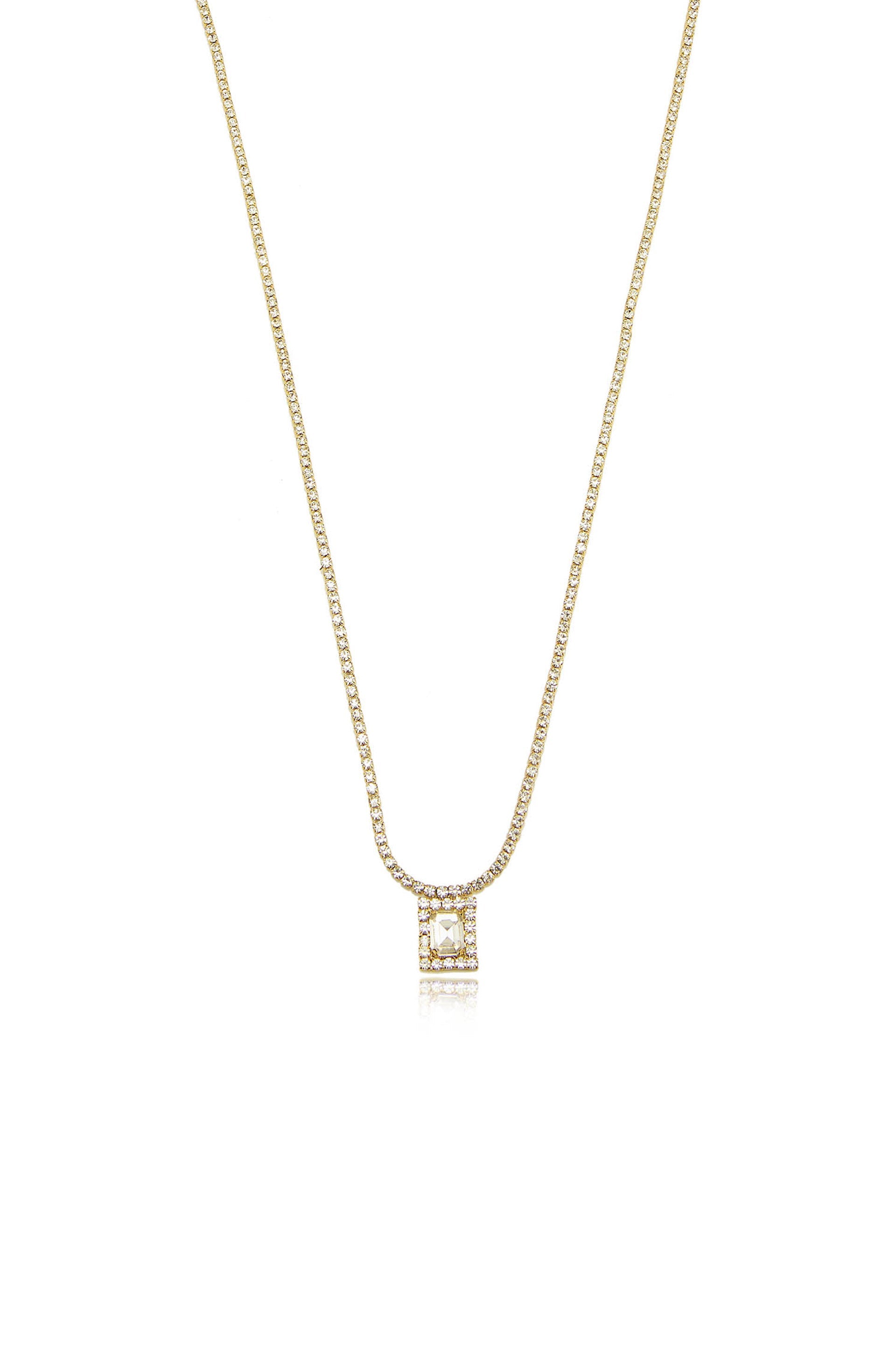 Minimalist Crystal Adjustable Necklace for Women - Elegant Layering Jewelry for Everyday Wear & Special Occasions