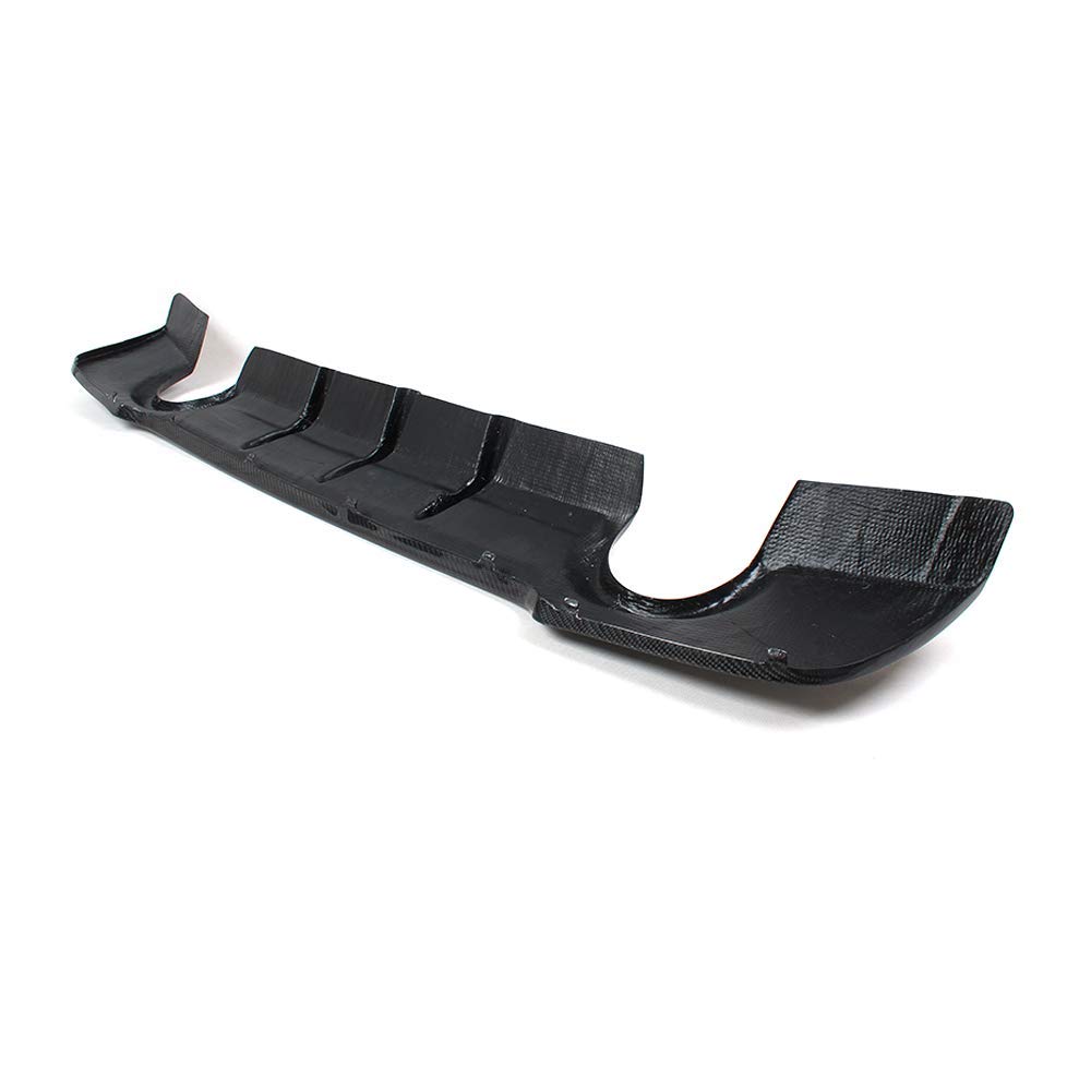 IKON MOTORSPORTS Rear Diffuser for 2007-2013 BMW E92 E93 3 Series Coupe/Convertible | MP Style Carbon Fiber Rear Bumper Lip Spoiler Wing | 2008-2012 Models | Upgrade Your Ride for Sporty Look & Performance