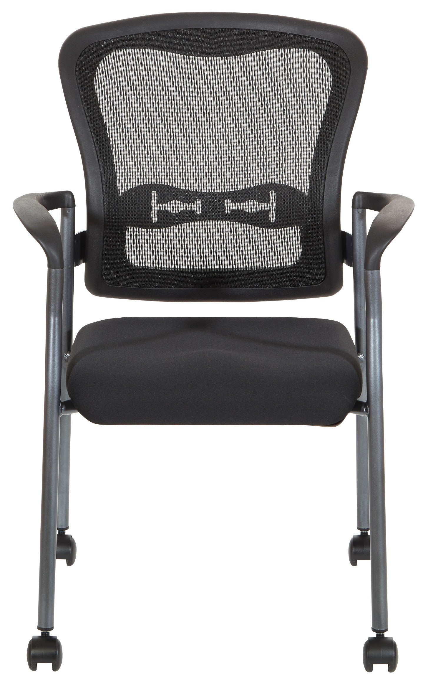 Pro Line II™ Titanium Mesh Office Chair with ProGrid® Back Support - Ergonomic Visitor Armchair for Home & Office [84540 30] - Perfect for Conference Rooms, Waiting Areas, and Workspaces