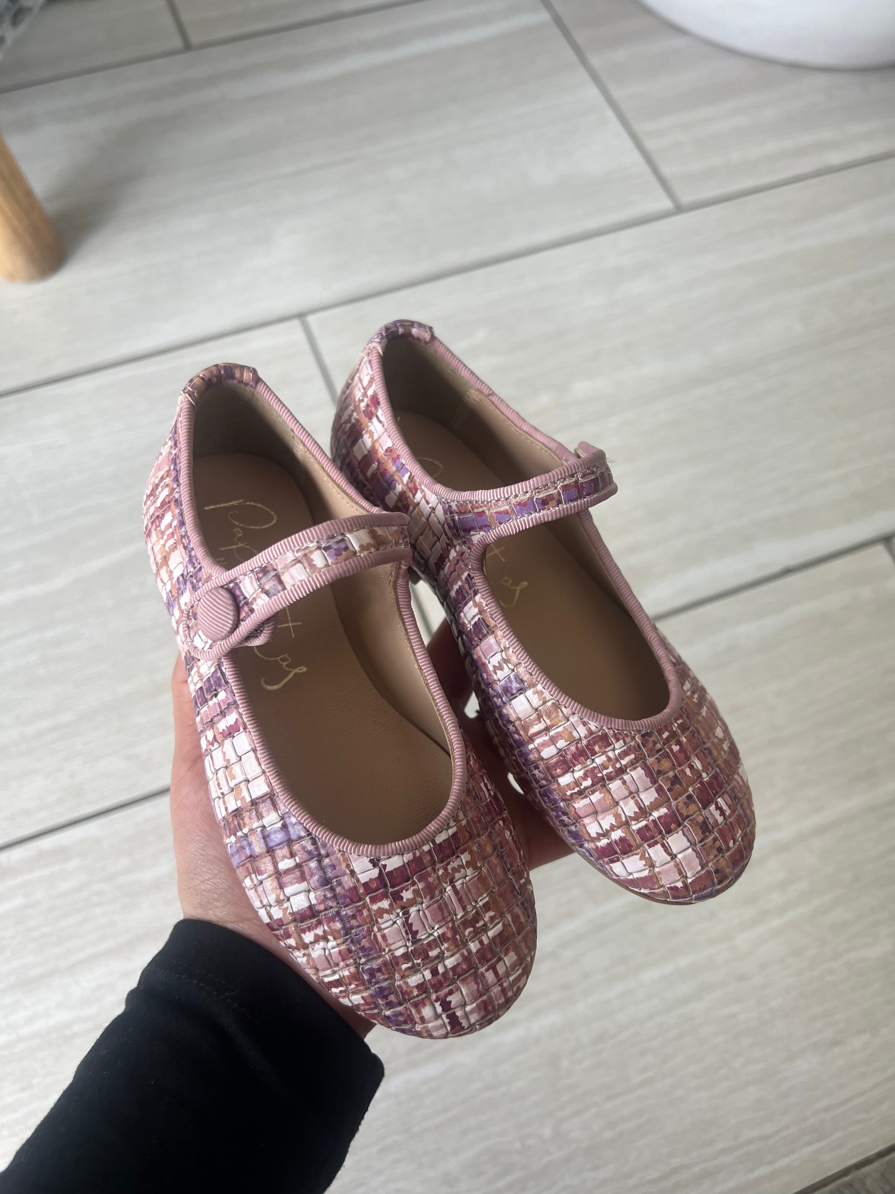 Pink Multi Mary Jane Shoes for Girls - Comfortable & Stylish Toddler Dress Shoes for Weddings, Parties & Special Occasions