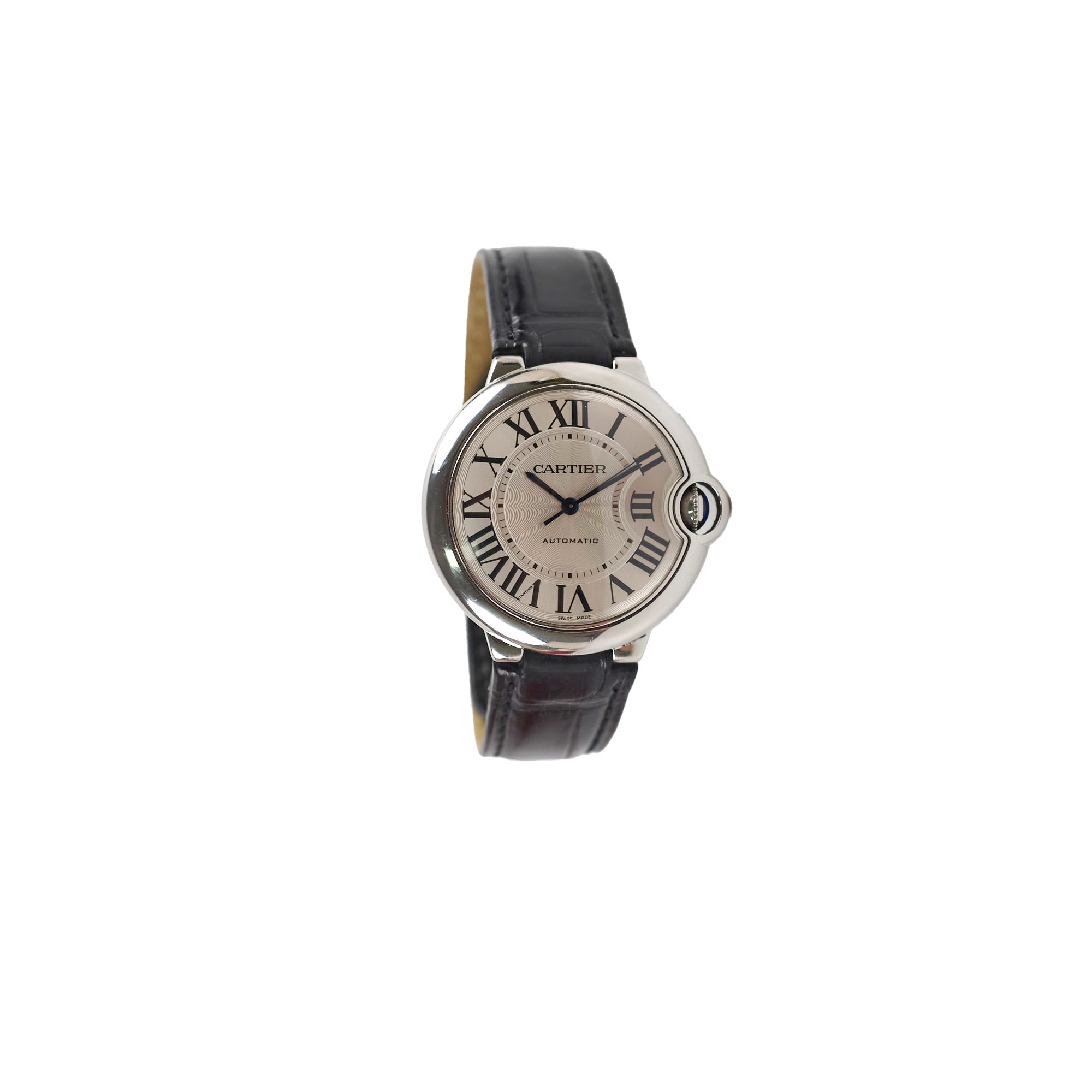 Cartier Ballon Bleu de Cartier 36mm Stainless Steel Watch W69017Z4 - Luxury Timepiece for Women, Elegant Dress Watch for Business & Formal Occasions