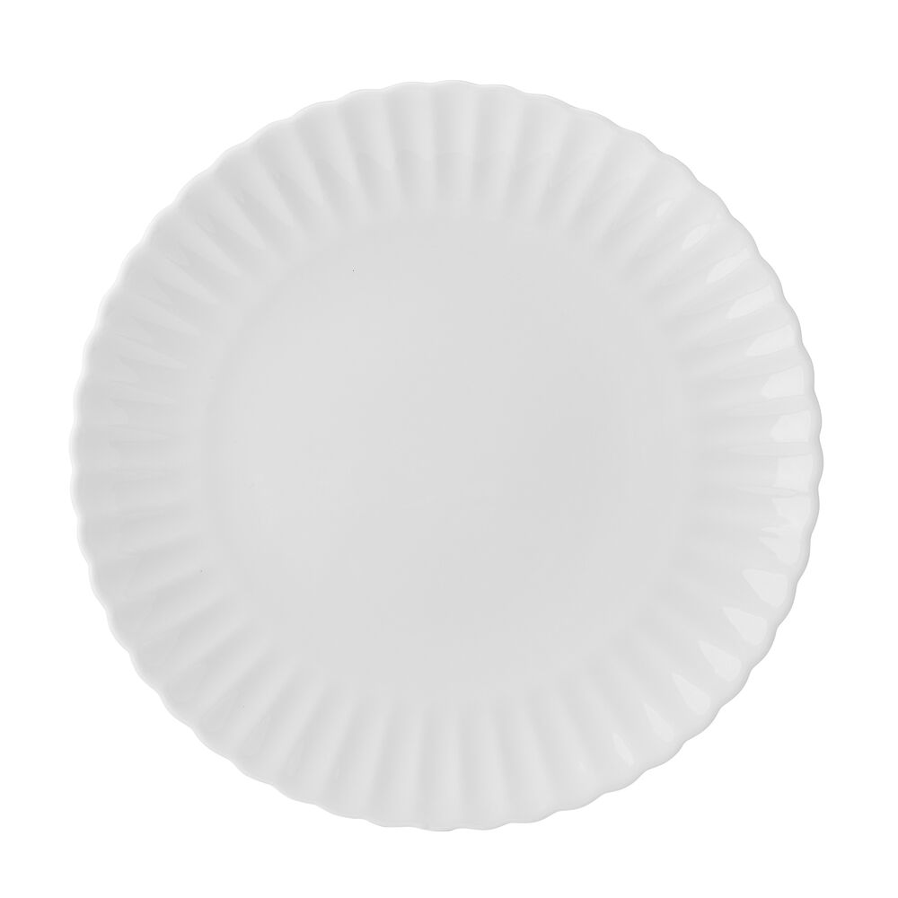 Isadora 12-Piece Dinnerware Set for 4 - Elegant Porcelain Dinner Plates, Salad Plates, Bowls - Perfect for Family Dinners, Holiday Entertaining & Restaurant-Style Dining