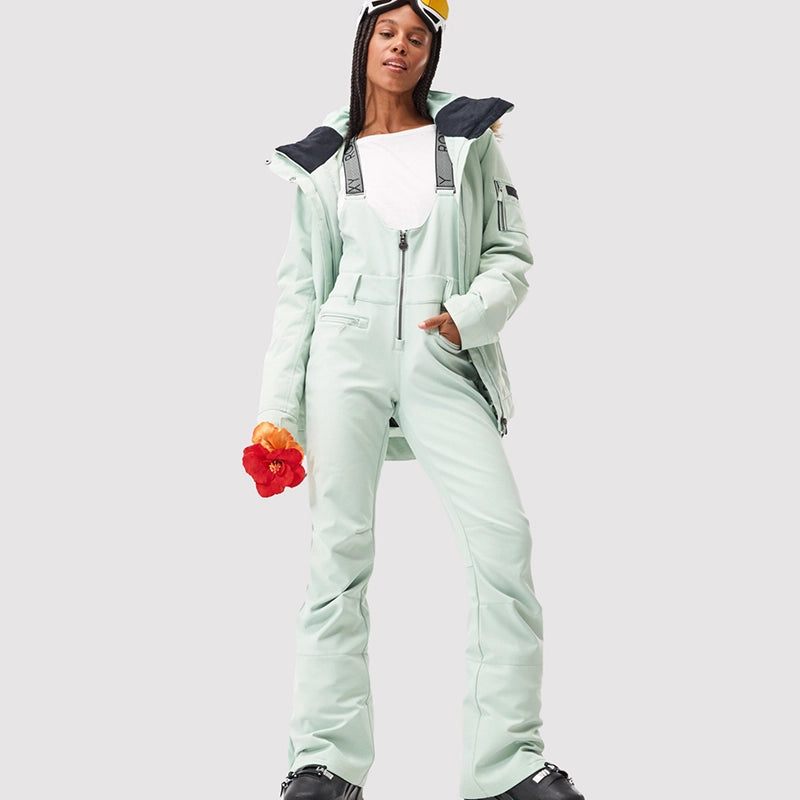 Roxy Snow Meade Water Green Women's Snow Jacket - Waterproof & Warm for Skiing, Snowboarding & Winter Outdoor Activities