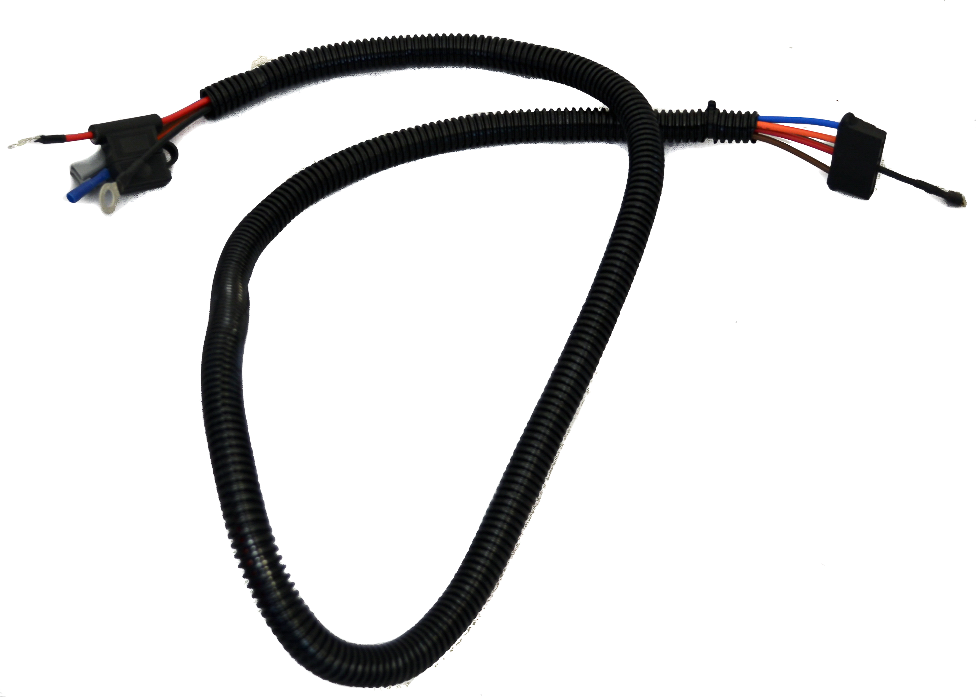 6 Series 24V Wiring Harness with Gray Field/Stator Plug - 54 Inch Length for Automotive, Marine & Industrial Electrical Systems