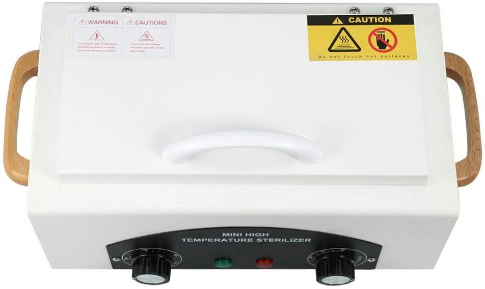 300W 1.5L Mini High Temperature Dry Heat Sterilizer Autoclave Machine - Portable Medical Equipment Sterilization for Dental Tools, Tattoo Needles & Beauty Salon Instruments