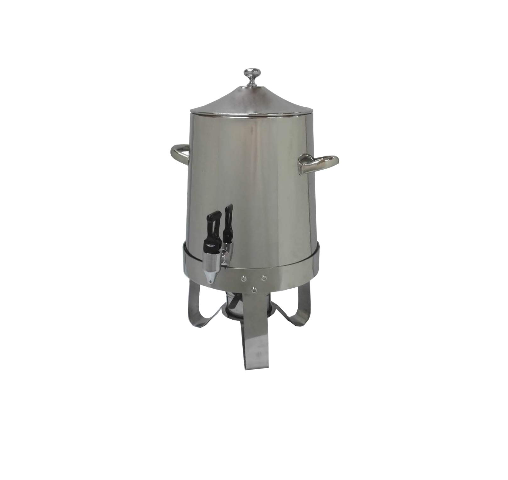 FixtureDisplays® 10L Stainless Steel Hot Beverage Dispenser with Warming Burner - 12x10x21 Inch Coffee Urn for Parties, Catering & Events - Perfect for Serving Hot Cider, Tea & Coffee at Weddings, Offices & Restaurants