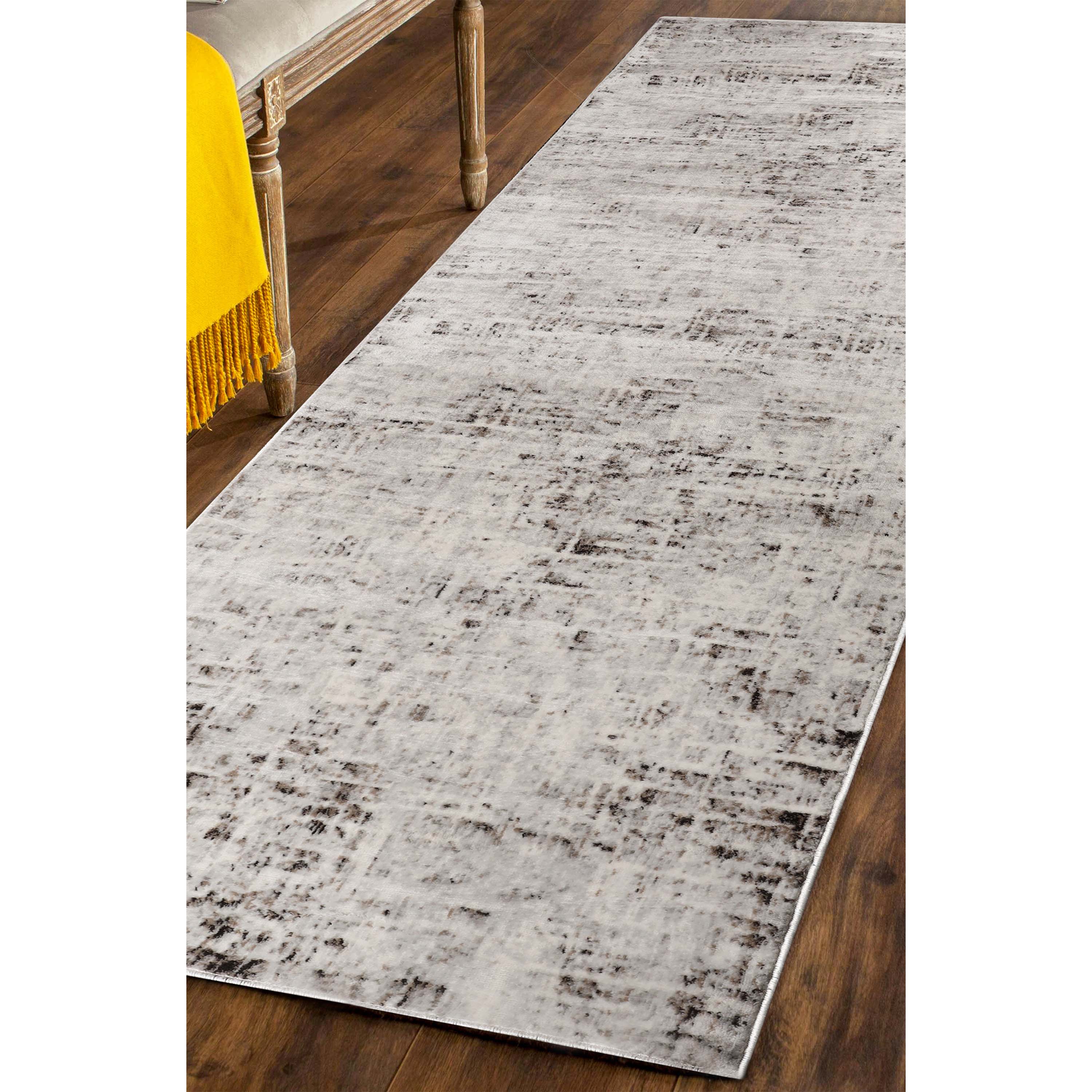 Stylish Acer Distressed Contemporary Abstract Modern Indoor Area Rug or Runner - Perfect for Living Room, Bedroom, and Home Decor