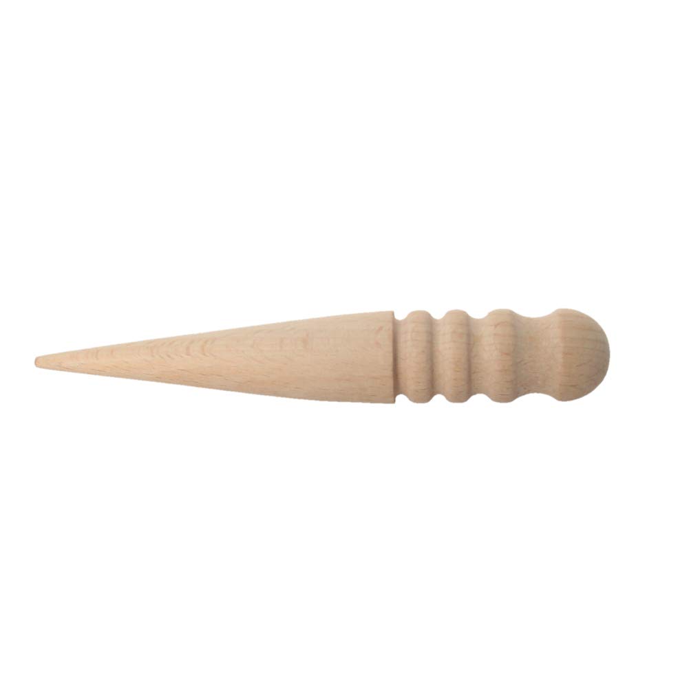 Utoolmart Polished Round Wood Bar - Leather Edge Polishing Tool for Smooth Wood Edges | Leather Craft Grinder for Processing | Perfect for Leatherworking, DIY Projects & Professional Leather Crafting (1PC Round Bar)