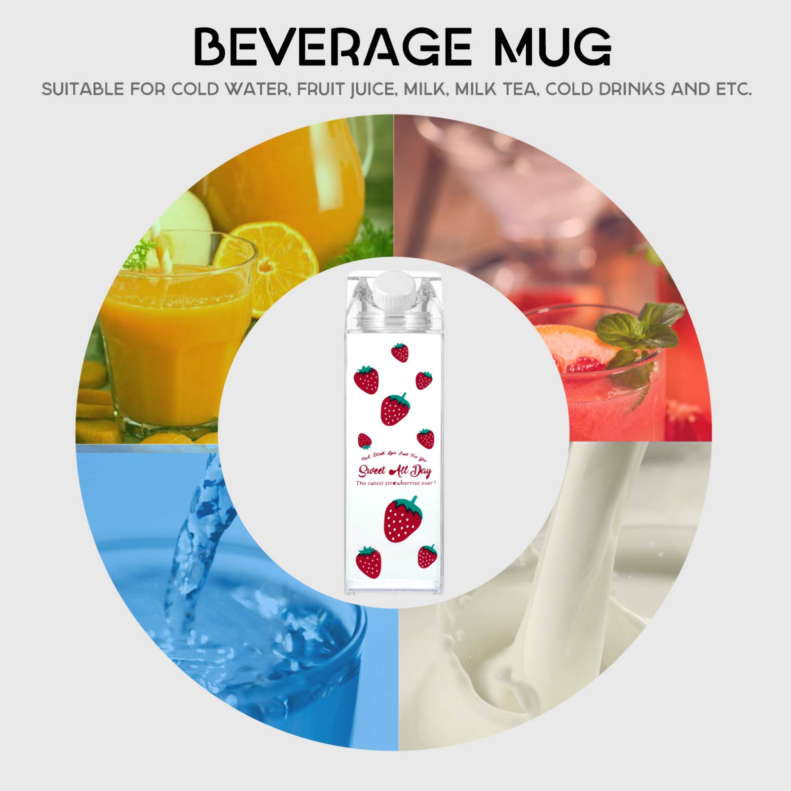 Anti-Leak Milk Bottle & Juice Cup - BPA-Free Baby Bottle for Breastmilk, Formula, Water - Perfect for Nursery, Travel, and On-the-Go Feeding