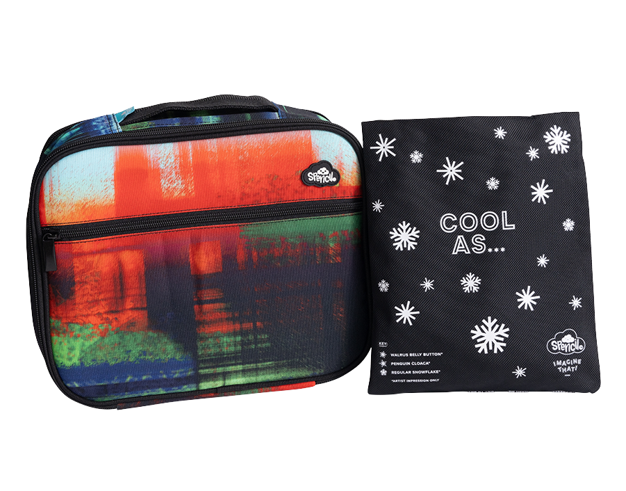 Spencil Insulated Lunch Bag with Freezer Gel Pack - Leakproof & Reusable Cooler for School, Work, Picnics & Outdoor Activities