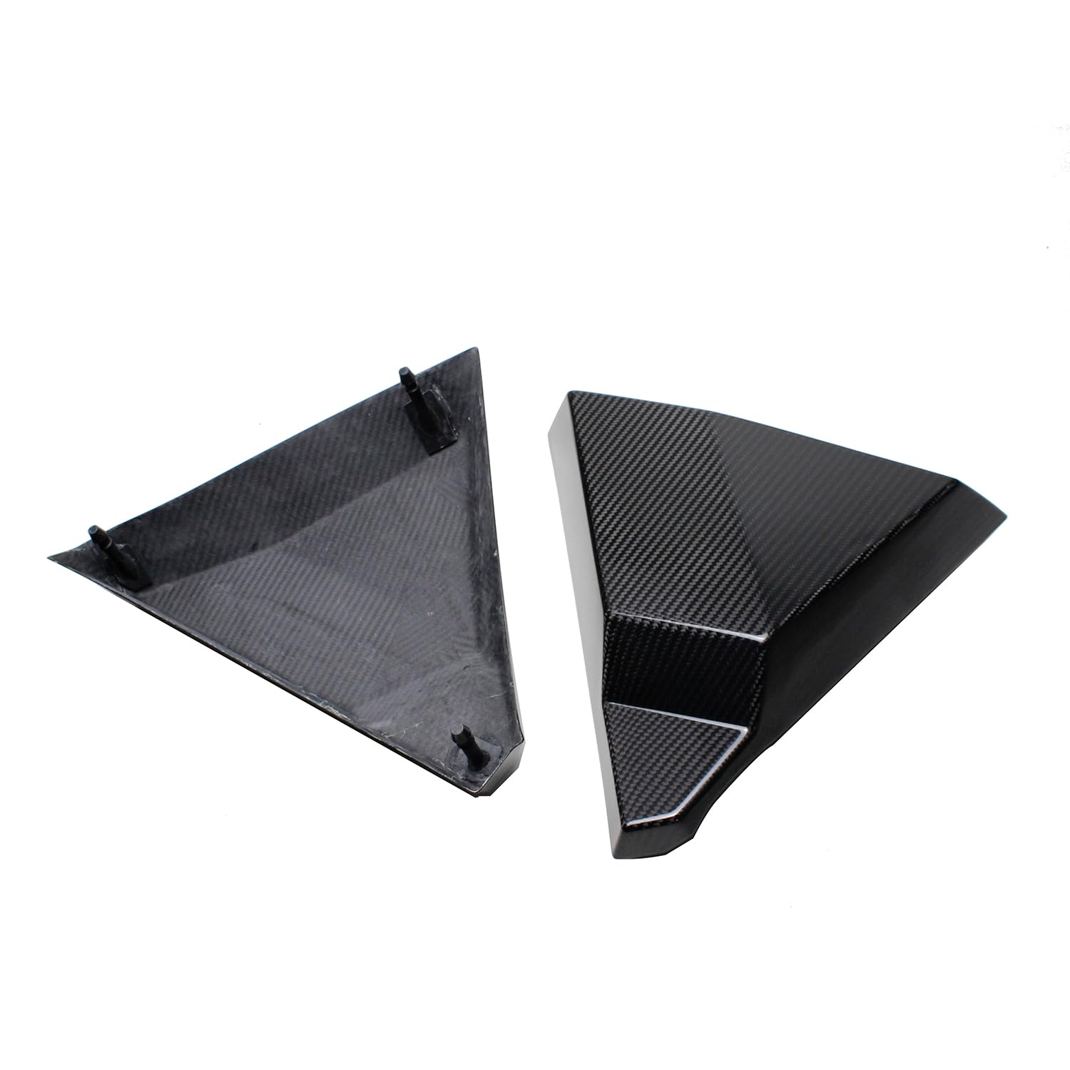 Premium 100% Black Carbon Fiber Battery Side Covers for Harley Davidson Touring Models (FLHX, FLTRX, FLHT, FLHR) - Compatible with Street Glide, Road Glide, Ultra Limited & CVO Limited 2014-2023 | Lightweight & Durable Protection for Motorcycle Batteries | Perfect for Long Rides, Custom Builds & Show Bikes