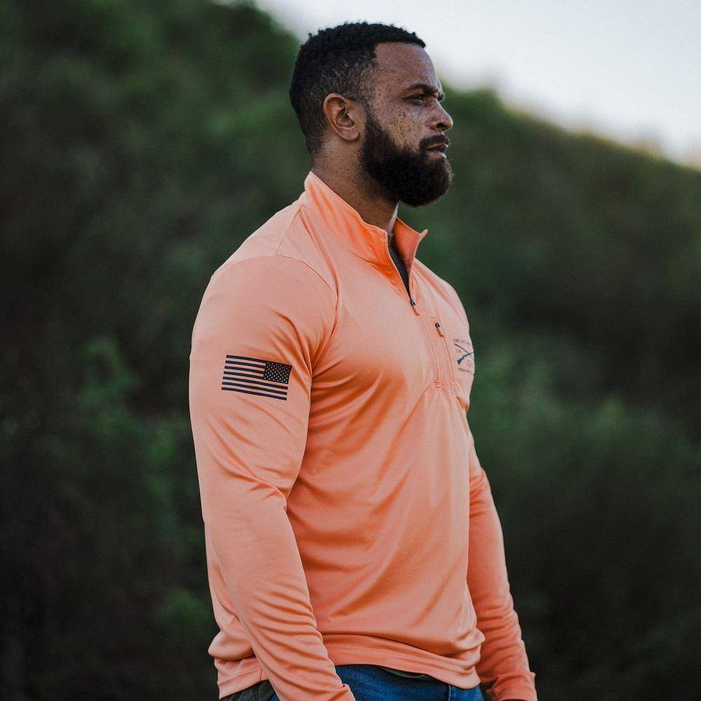 Overwatch 1/4 Zip Pullover Sweatshirt - Apricot Crush | Gaming Apparel for Casual Wear & Esports Fans