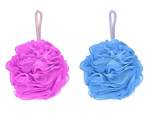 Premium (Set of 2) Bath Loofah Sponges - Exfoliating Body Scrubber for Soft Skin | Natural Loofah Sponge for Shower & Bath | Gentle Exfoliation & Deep Cleansing | Perfect for Daily Skincare Routine & Spa Days