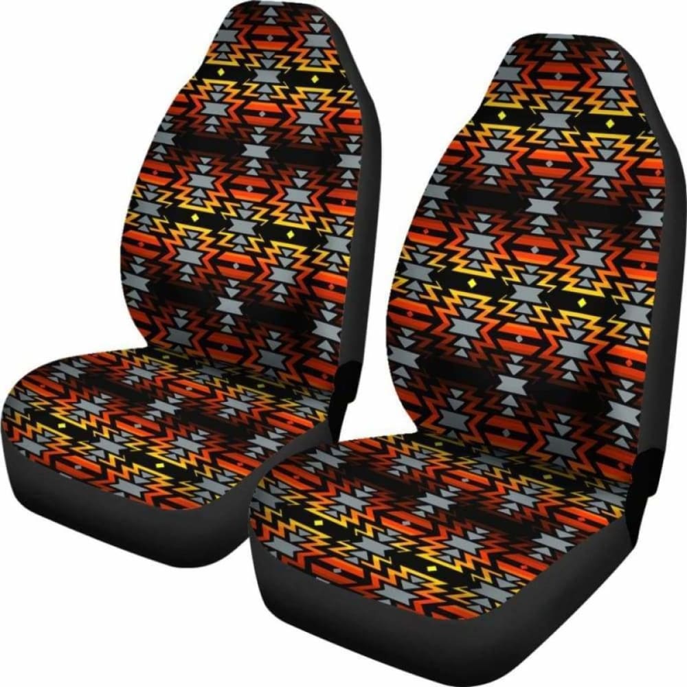Premium Black & Fire Red Car Seat Covers - Universal Fit for Cars, Trucks & SUVs - Durable Neoprene Fabric - Easy Installation - Perfect for Road Trips, Daily Commutes & Vehicle Protection