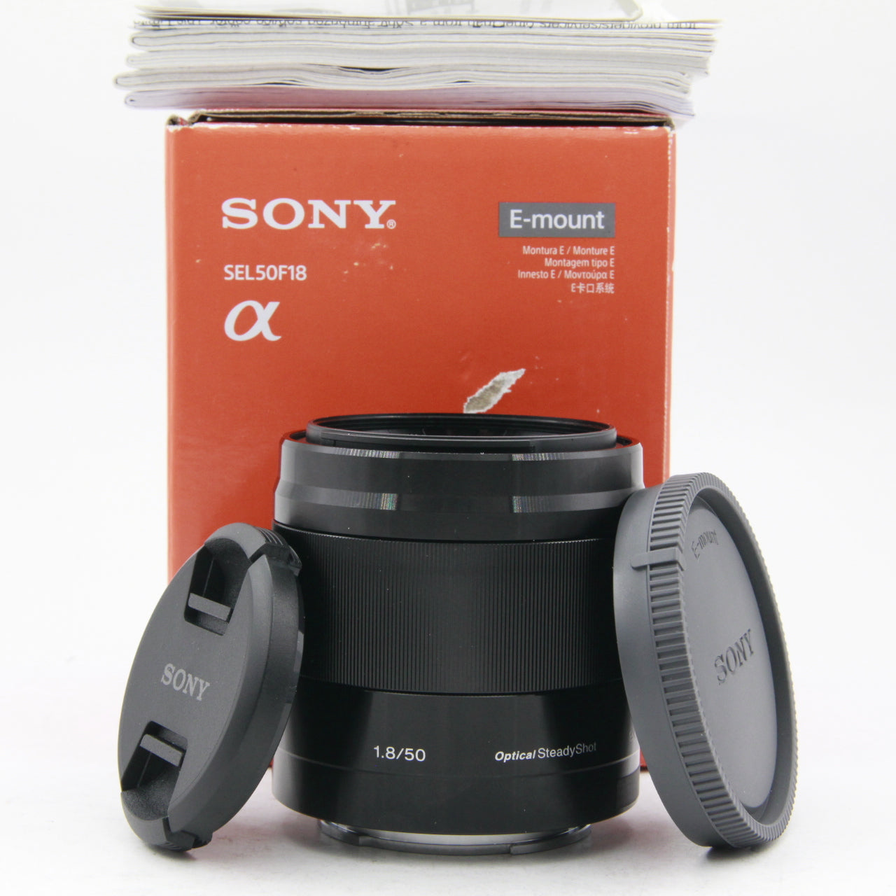 Open Box Sony E 50mm f/1.8 OSS Lens - Fast Prime Portrait Lens for Sony Mirrorless Cameras - Perfect for Low Light Photography & Professional Portraits