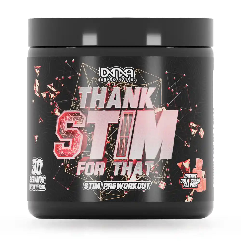 DNA Sports Thank Stim For That 270g Pre-Workout Supplement - Boost Energy & Focus for Gym, Running & Athletic Performance