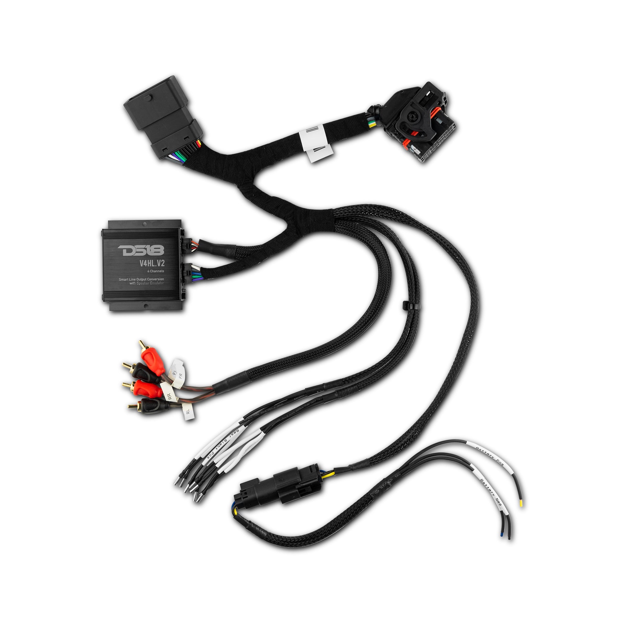 2014 Harley Davidson Street Glide & Road Glide Rear Upgrade Package - 2x PRO Mid Range Speakers with Driver & 1x Marine Amplifier | Enhanced Audio for Motorcycle Rides & Road Trips