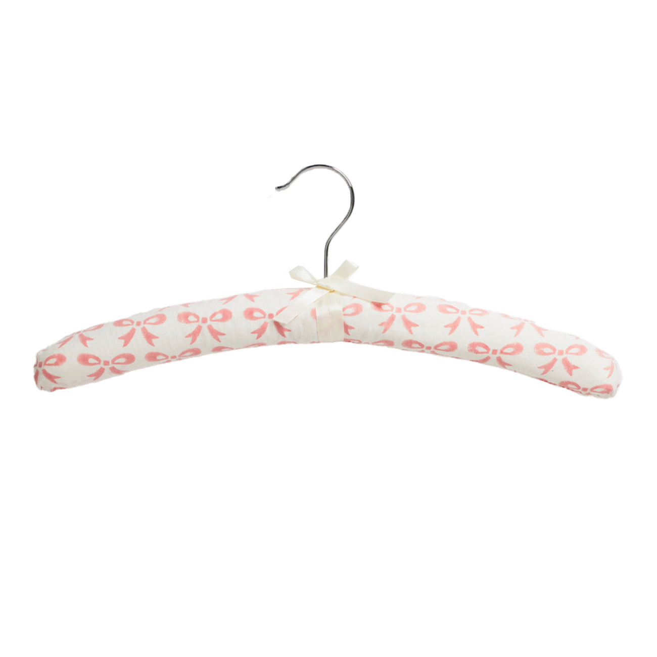 Premium Padded Coat Hangers with Bow Design - Soft Non-Slip Shoulder Support for Delicate Clothing - Perfect for Closets, Wardrobes & Luxury Garment Storage