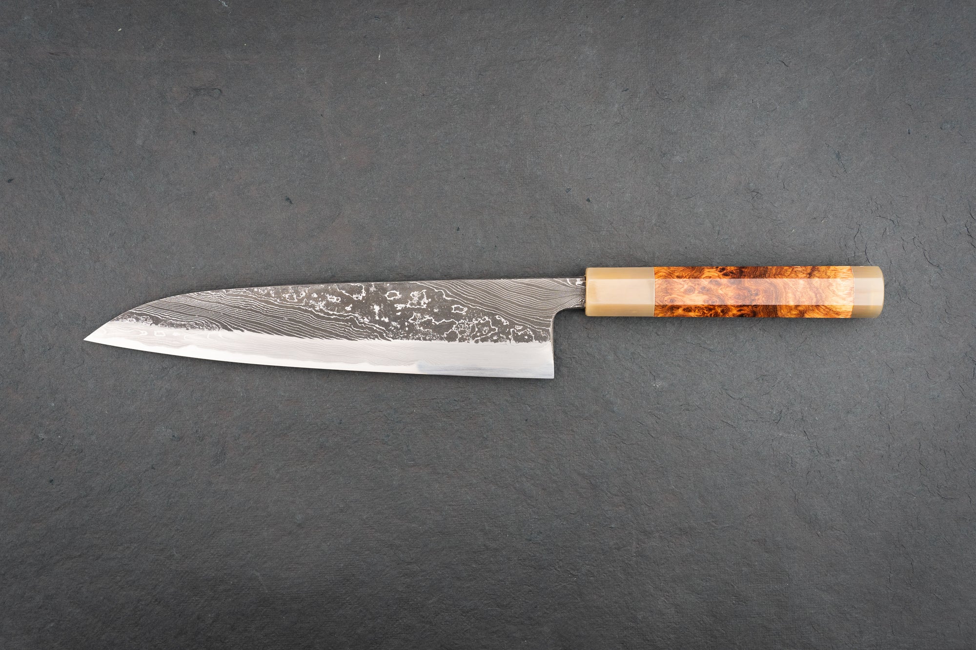 Premium Tsukasa Hinoura Unryu Gyuto 240mm Japanese Chef Knife - High Carbon Steel Blade for Professional Cooking, Sushi & Meat Cutting - Perfect for Home Chefs & Culinary Enthusiasts