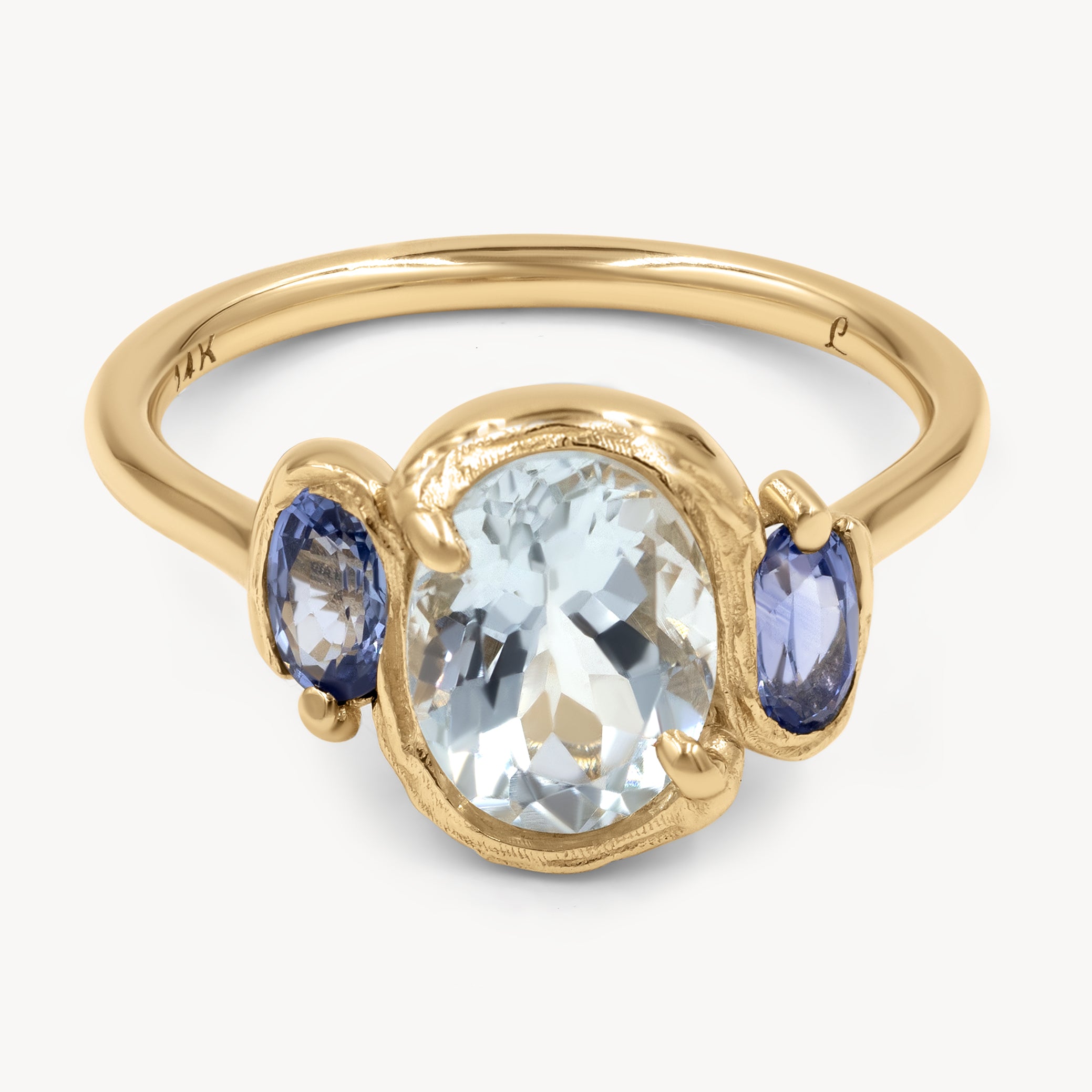 Maya Blue Ring - Sterling Silver Adjustable Bohemian Style Ring for Women | Perfect for Everyday Wear, Gifts & Boho Fashion