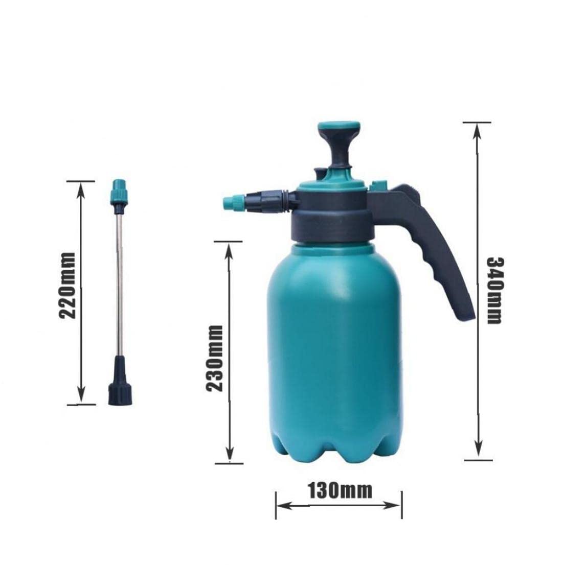 2L Portable Watering Can with Pressurized Sprayer - Garden Spray Bottle for Plants & Flowers | Ideal for Indoor & Outdoor Gardening, Greenhouses, and Lawn Care